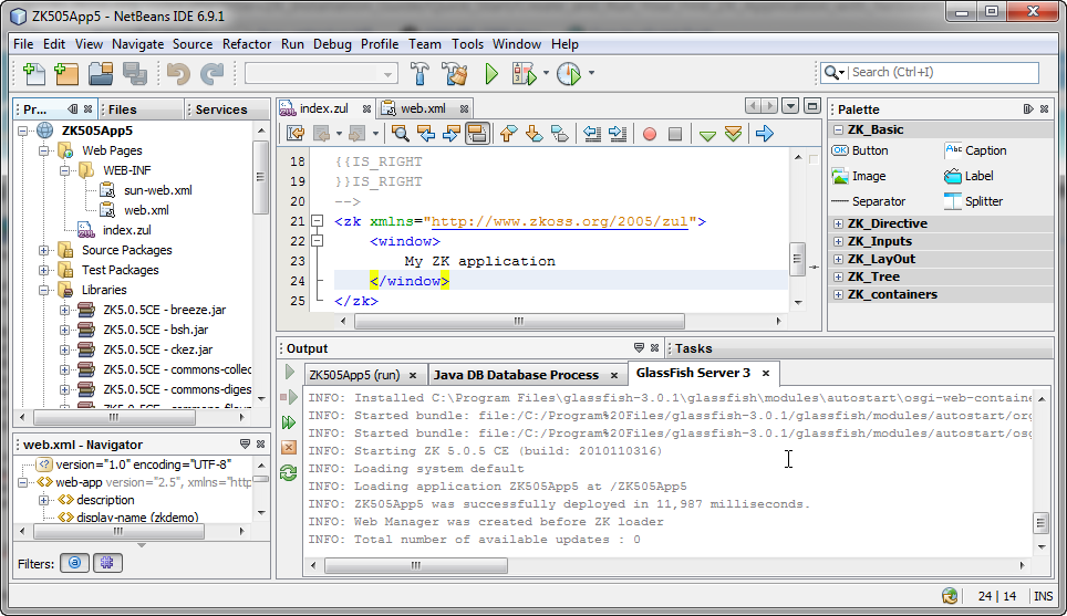 netbeans web application projects download